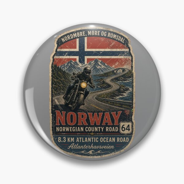 Item preview, Atlantic Ocean Road Norway Atlanterhavsvegen Sticker TShirt 14 designed and sold by OuterShellUK.