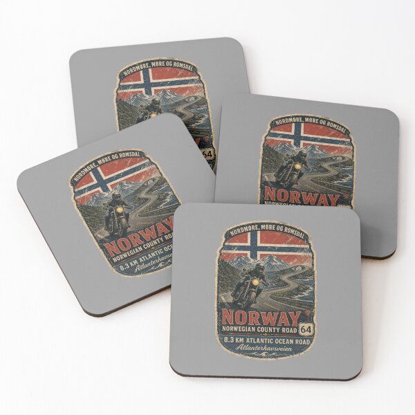 Item preview, Atlantic Ocean Road Norway Atlanterhavsvegen Sticker TShirt 14 designed and sold by OuterShellUK.