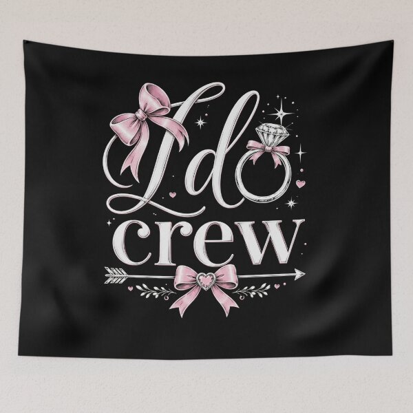 Item preview, I Do Crew Coquette Bridal Party Bachelorette Wedding Matching designed and sold by THREE LITTLE BEANS.