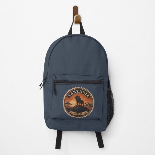 Item preview, Tanzania Serengeti Lion Sunset Travel Sticker designed and sold by The Digital Compass.