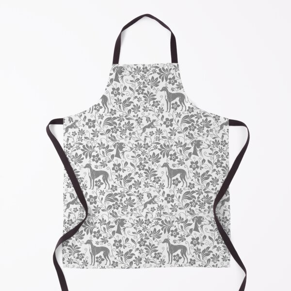 Item preview, Greyhound Floral Pattern | Elegant Botanical Dog Design Grey designed and sold by WildLakePatterns.
