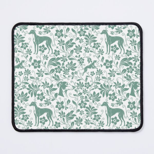 Item preview, Greyhound Floral Pattern | Elegant Botanical Dog Design Green designed and sold by WildLakePatterns.