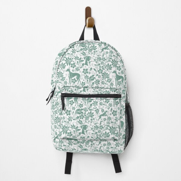 Item preview, Greyhound Floral Pattern | Elegant Botanical Dog Design Green designed and sold by WildLakePatterns.