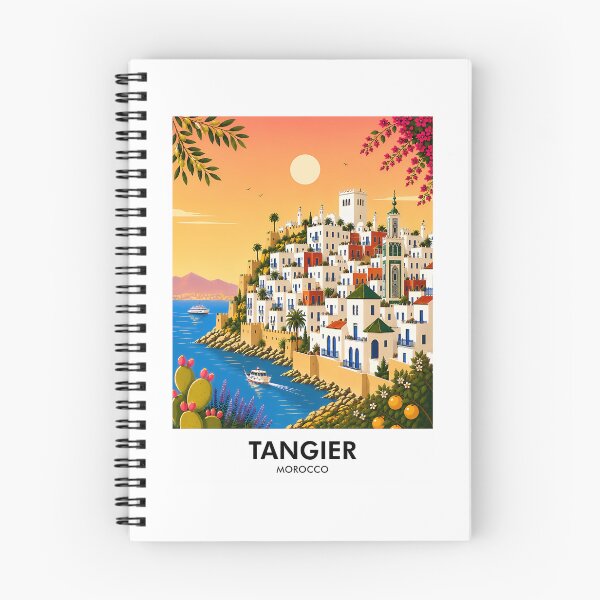 Item preview, Tangier Retro Travel Print designed and sold by nsnindh.