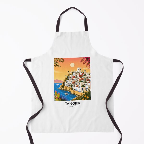 Item preview, Tangier Retro Travel Print designed and sold by nsnindh.