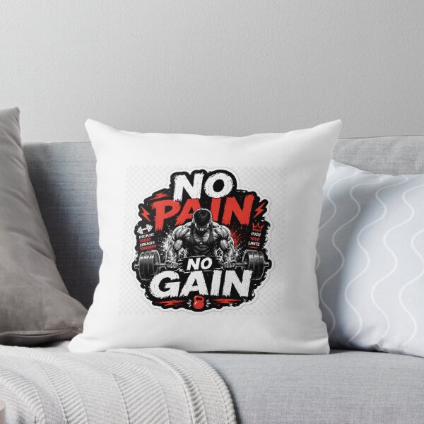 Item preview, No Pain No Gain – Discipline Builds Strength designed and sold by Kushwaha18.
