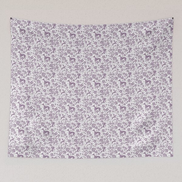 Item preview, Greyhound Floral Pattern | Elegant Botanical Dog Design Lavender designed and sold by WildLakePatterns.