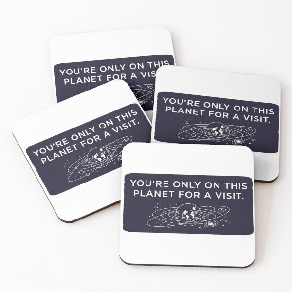 Item preview, You're only on this planet for a visit. designed and sold by RetroPaul63.