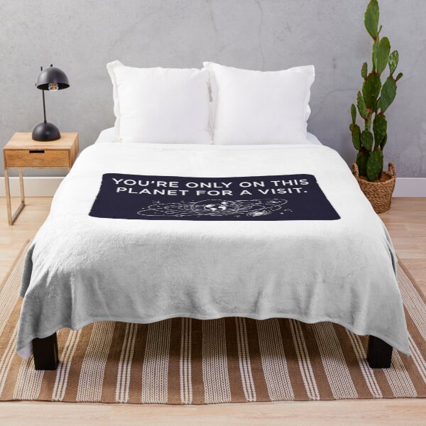 Item preview, You're only on this planet for a visit. designed and sold by RetroPaul63.