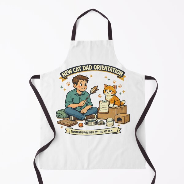 Item preview, New Cat Dad Orientation – Training Provided by the Kitten designed and sold by Concrete Coffee Studio.