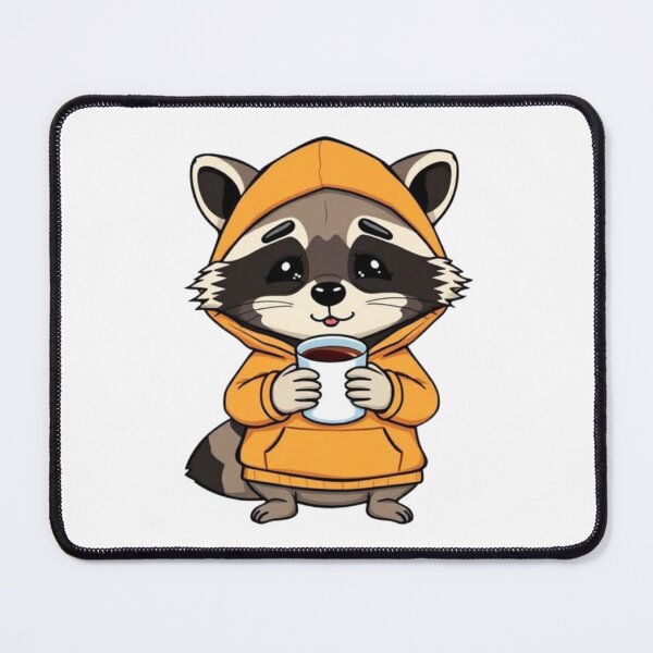 Item preview, Funny Raccoon Coffee Lover Monday Mood Meme designed and sold by Ayymann21.