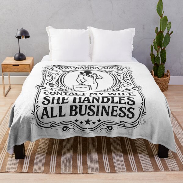Item preview, If You Wanna Argue Contact My Wife Funny Husband Marriage Quote designed and sold by THREE LITTLE BEANS.