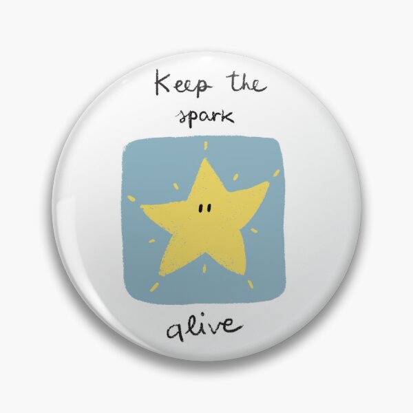 Item preview, keep the spark alive (blue version) designed and sold by tinystarstinymoments.