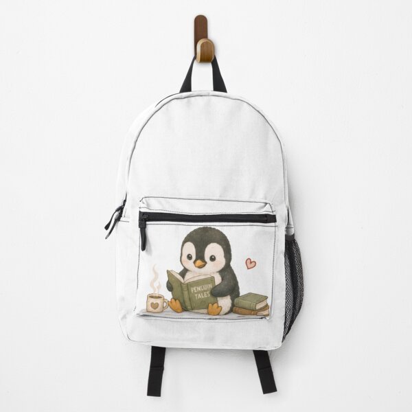 Item preview, Bookworm Penguin designed and sold by MellowMunchkins.