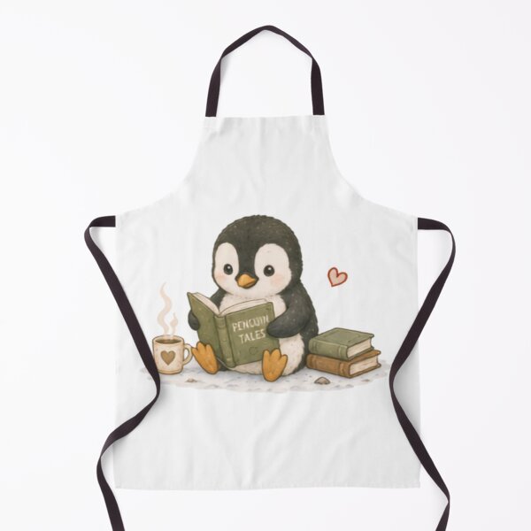 Item preview, Bookworm Penguin designed and sold by MellowMunchkins.