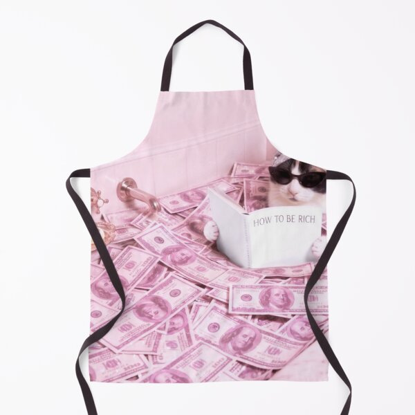 Item preview, The Anchor in the Storm Wall Art - Rich Calico Cat in Money Bathtub designed and sold by imsoyoon.