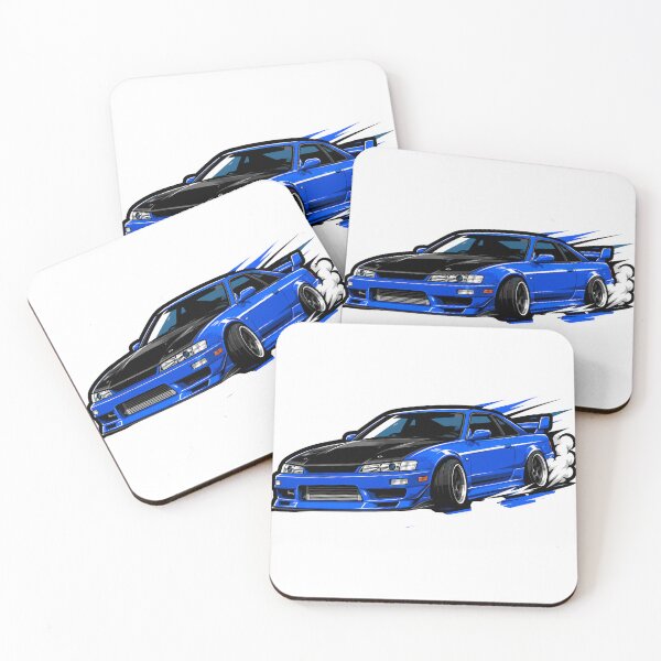 Item preview, Blue JDM Tuner Drift Car designed and sold by Piising.
