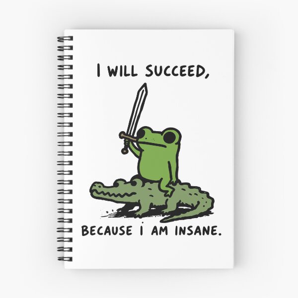 Item preview, I Will Succeed Insane Frog Warrior Tee designed and sold by ImeldaSparks.