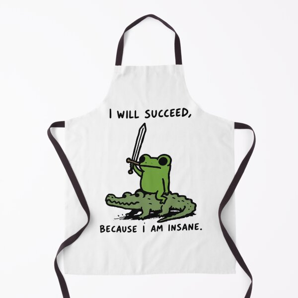 Item preview, I Will Succeed Insane Frog Warrior Tee designed and sold by ImeldaSparks.