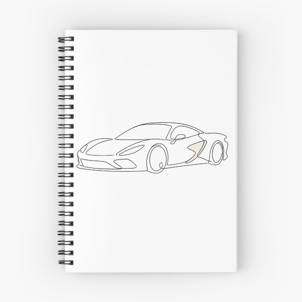 Item preview, Minimalist One Line Art Supercar Silhouette designed and sold by Piising.