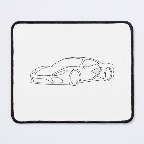 Item preview, Minimalist One Line Art Supercar Silhouette designed and sold by Piising.