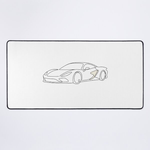 Item preview, Minimalist One Line Art Supercar Silhouette designed and sold by Piising.