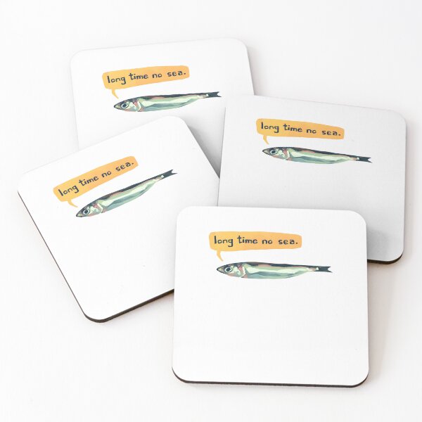 Item preview, Long Time No Sea Pun Design designed and sold by nryum.