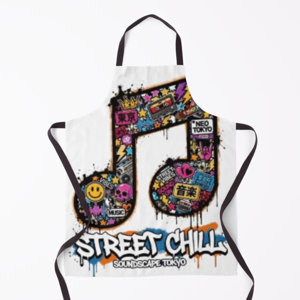 Item preview, Street Chill Graffiti Music Note | Tokyo Street Art | Urban Sticker Bomb Design designed and sold by YunsCozyCorner.