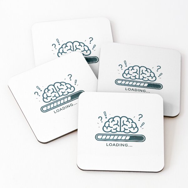 Item preview, Brain Loading... | Funny Overthinking & Slow Thinking Design | Geek Humor Gift designed and sold by GottaPics.