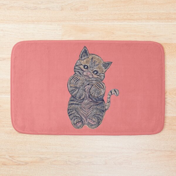 Item preview, Hand drawn cute cat vector illustration isolated designed and sold by Ban Nang Root.