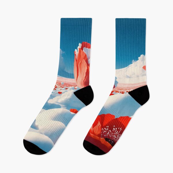 Item preview, Poppies in Snow designed and sold by Sobucca.