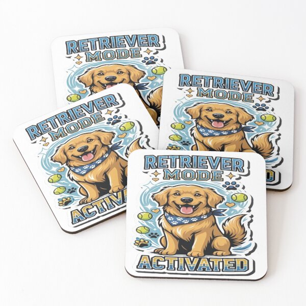 Item preview, Retriever Mode Activated – Funny Golden Retriever Dog designed and sold by ClaussShop.