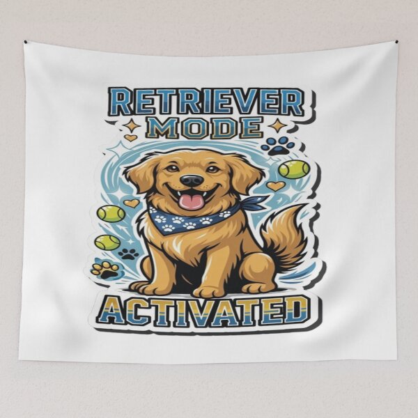Item preview, Retriever Mode Activated – Funny Golden Retriever Dog designed and sold by ClaussShop.