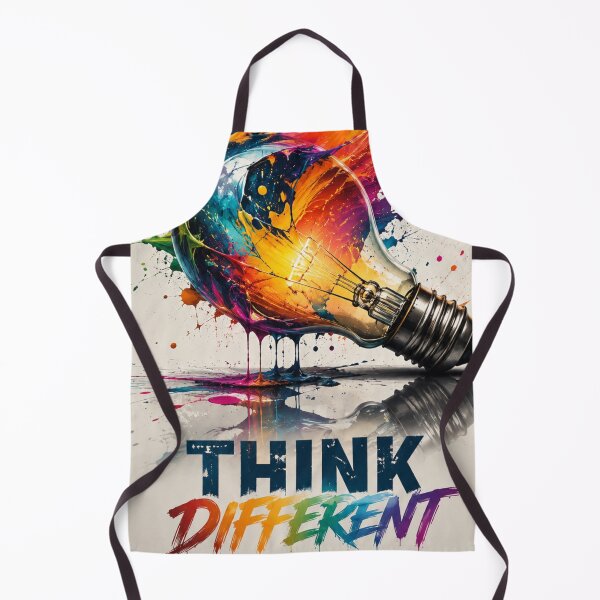 Item preview, Think Different Glowing Lightbulb Paint Splatter designed and sold by DKSH1234.