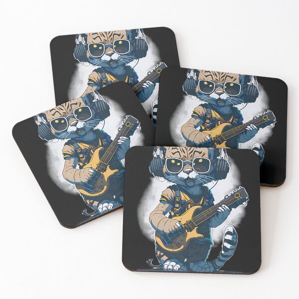 Item preview, Cat Guitarist designed and sold by QuartzOasisy.
