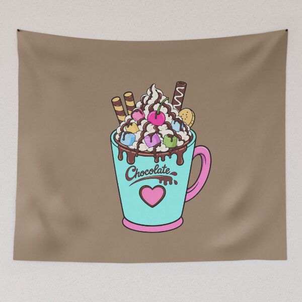 Item preview, Cute Hot Chocolate with Whipped Cream T-Shirt designed and sold by Aimetoi.