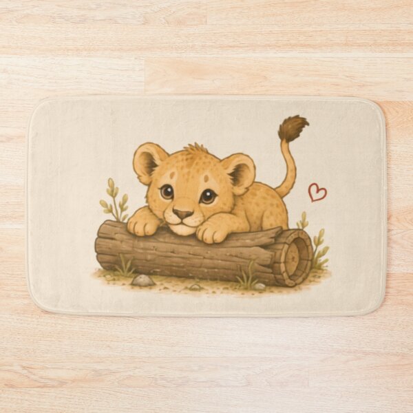 Item preview, Log Explorer Lion Cub designed and sold by MellowMunchkins.