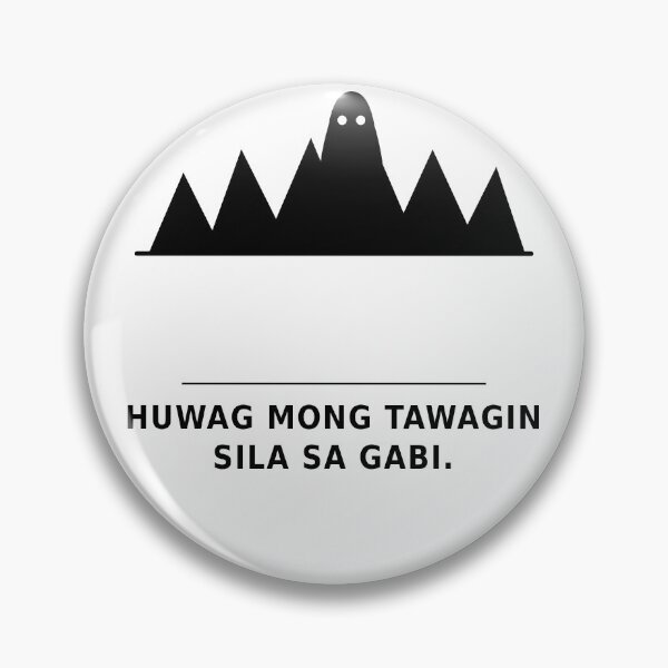 Item preview, "Huwag Mong Tawagin Sila sa Gabi" – Philippine Folklore Typography Tee designed and sold by Minimythhi.