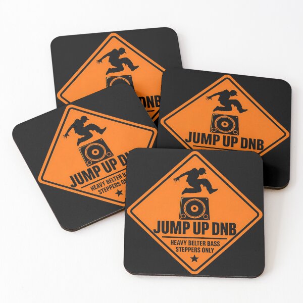 Item preview, Jump Up DNB Heavy Bass Warning Sign designed and sold by  ZenRave Designs.