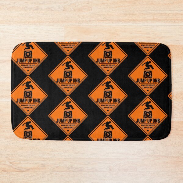Item preview, Jump Up DNB Heavy Bass Warning Sign designed and sold by  ZenRave Designs.