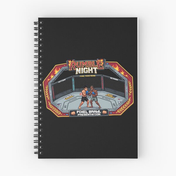 Item preview, Rumble Night Pixel Brawl Retro MMA Art designed and sold by TeeParteaArt.