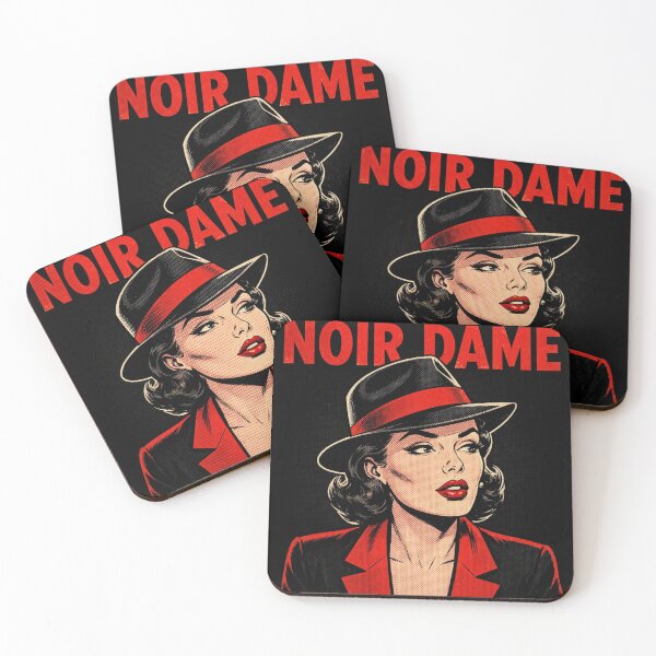 Item preview, Noir Dame | Red Hat Woman Comic Poster Vintage Noir Art designed and sold by MAISON SYLVIE.