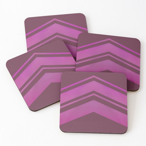 Item preview, Fuchsia Chevrons on Dark Mauve  designed and sold by JaygiesDesign.