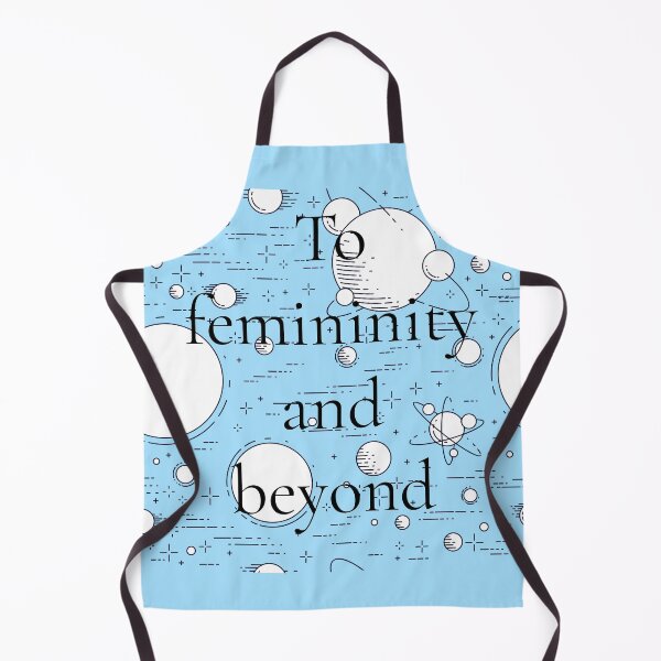 Item preview, To Femininity and Beyond | Feminist Quote | Empowering Women's Typography Design designed and sold by Creations by lyne.