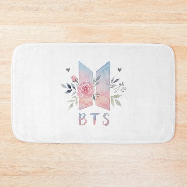 Item preview, BTS Bangtan Boys ARMY Pastel Flower Logo Art Work designed and sold by imsoyoon.