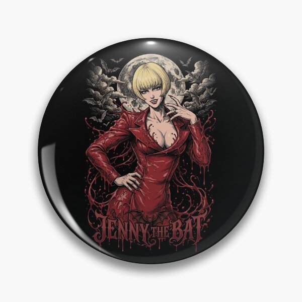 Item preview, Jenny The Bat Vintage designed and sold by MadShroomPrints.