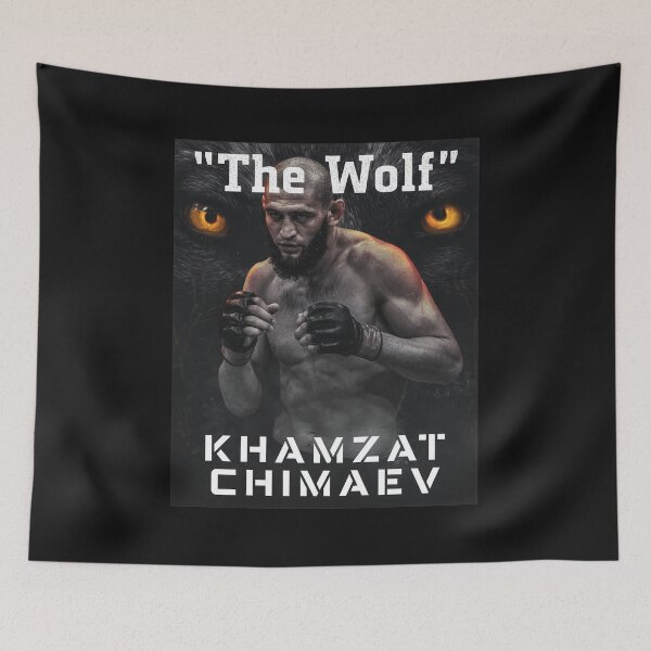 Item preview, The Wolf Khamzat Chimaev Fighter  designed and sold by TeeParteaArt.