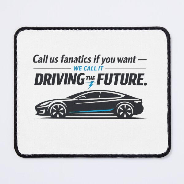 Item preview, Electric Car Silhouette Motivational Quote designed and sold by ChargedShapes.