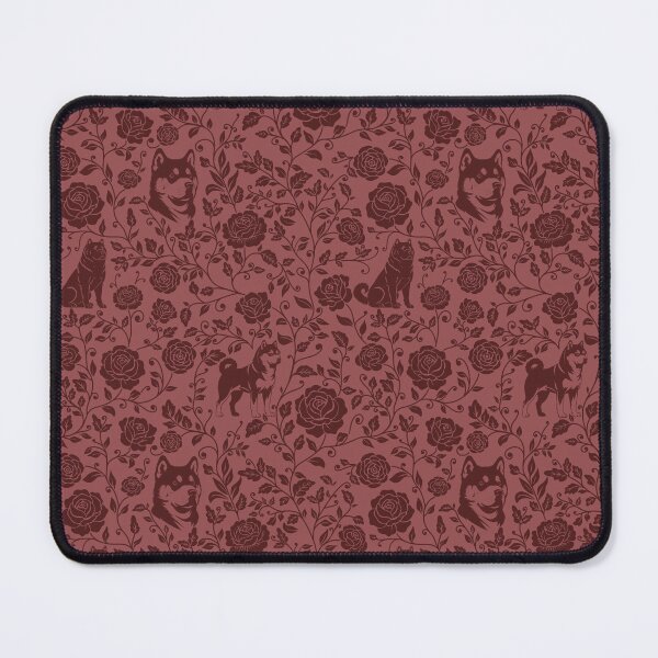 Item preview, Akita Floral Pattern | Elegant Botanical Dog Design Red designed and sold by WildLakePatterns.