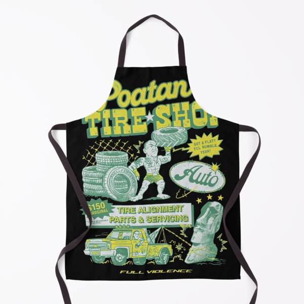 Item preview, Poatan Tire Shop Vintage MMA designed and sold by Matastuffmerch.